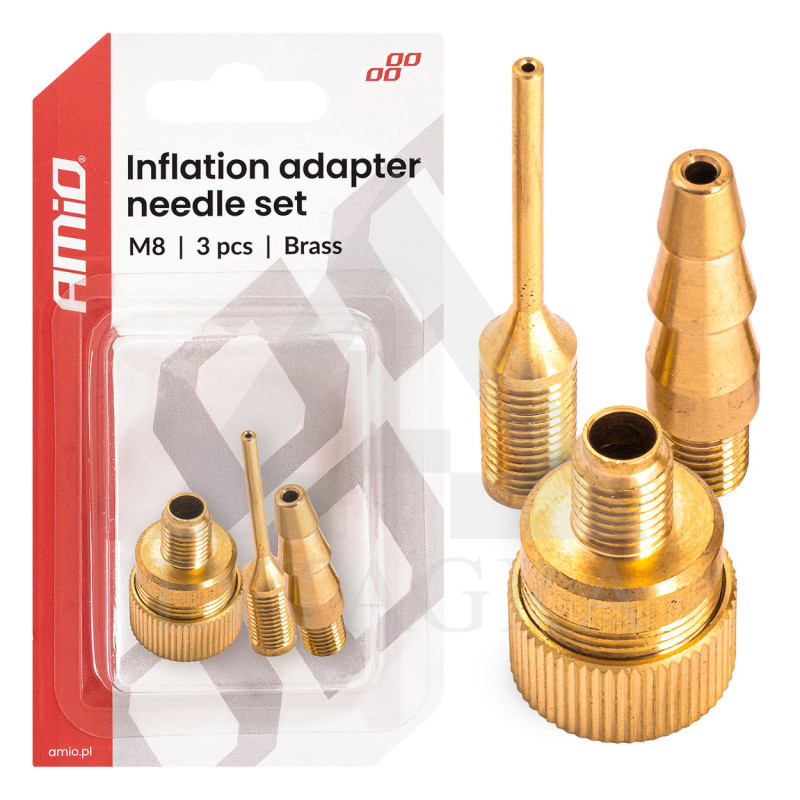 ŽALVARINIŲ POMPAVIMO ADAPTERIŲ RINKINYS 3VNT 04502