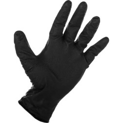 Pirštinė guminės 50VNT / SCHMITH SNIM-BLACKGRIP-L