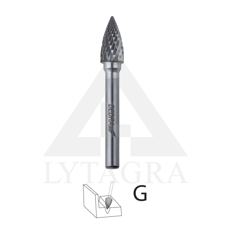 STRYPO CILINDR.FREZAS G 12X25MM SU AŠTRIAISLANKAIS UŽAPVALINTAS STRYPAS 6MM Dedra 07F662