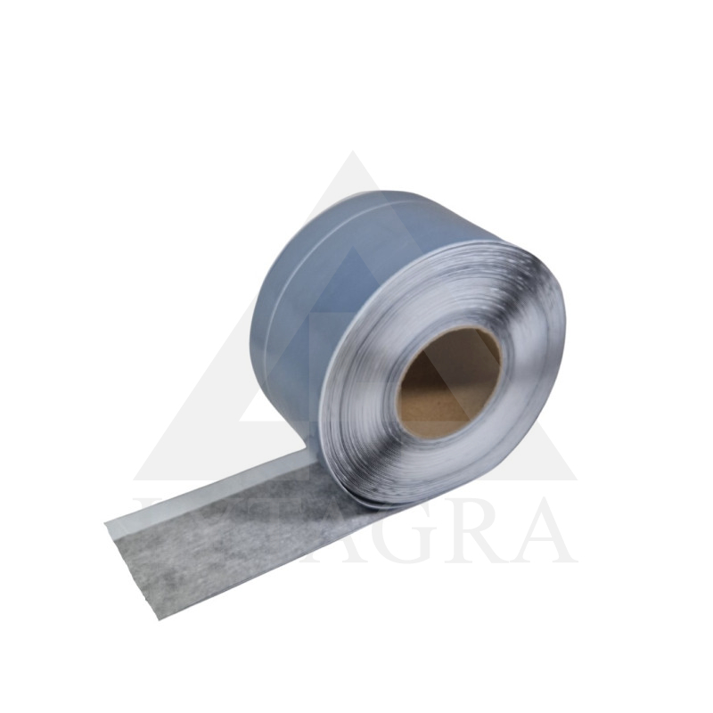 Olive Window Full Glue Outside Tape išorinė langų sandarinimo juosta su pilnu klijų sluoksniu DIY pilka 70 mm 25 m