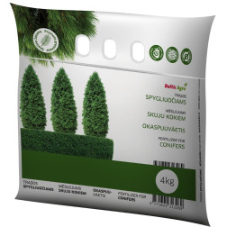 Spygliuočių ir kitų visžalių augalų trąšos Baltic Agro 4 kg.