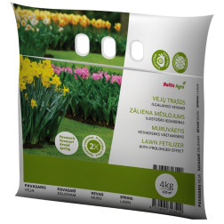 Ilgalaikio veikimo pavasarinės vejų trąšos Baltic Agro 4 kg.