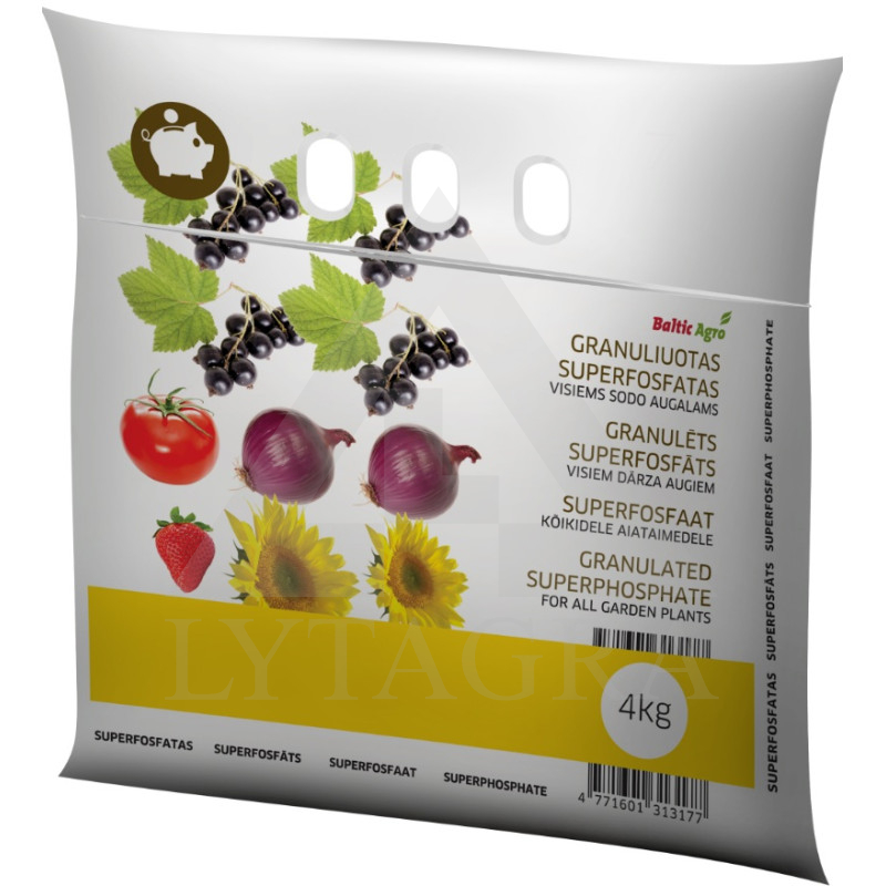 Granuliuotas superfosfatas Baltic Agro 4 kg.