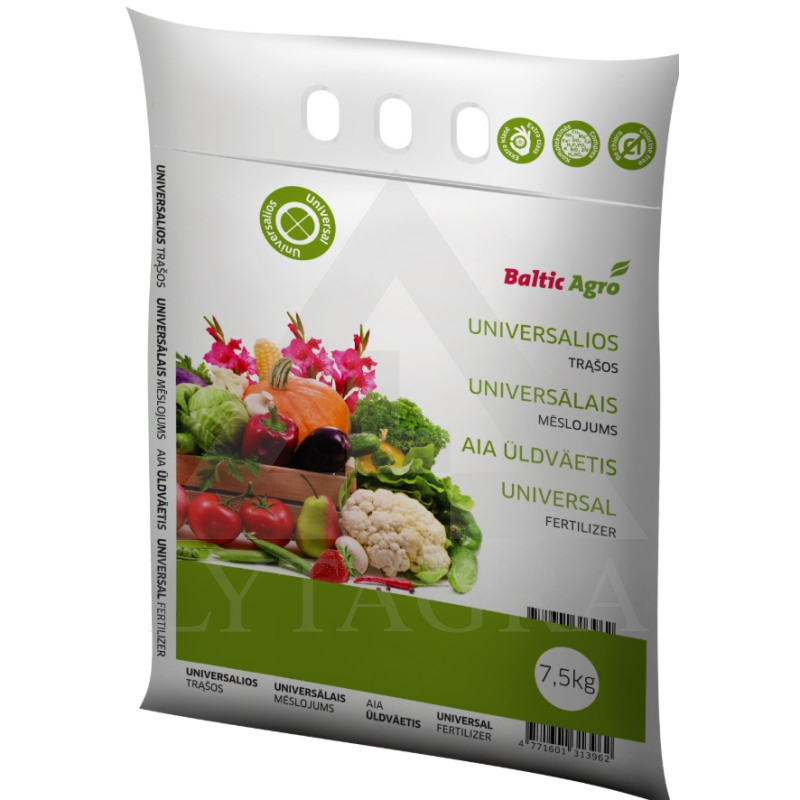 Universalios trąšos sodui Baltic Agro 7,5 kg.