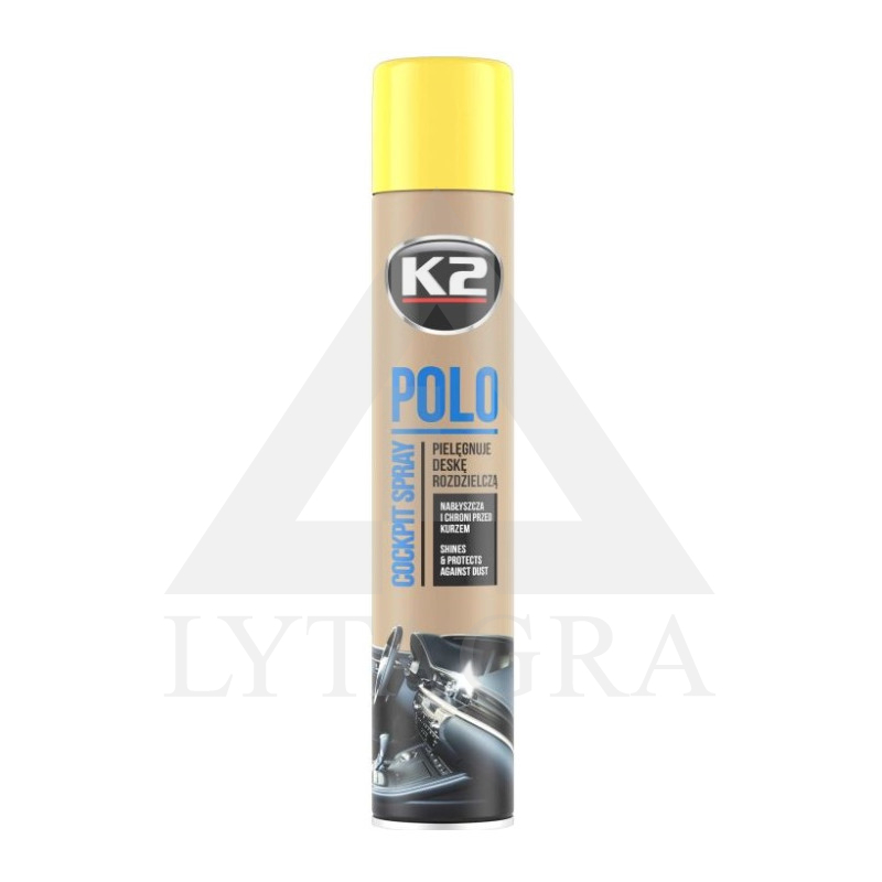 K2 POLIROLIS COCKPIT automobilio panelės valiklis Citrina 750 ml.