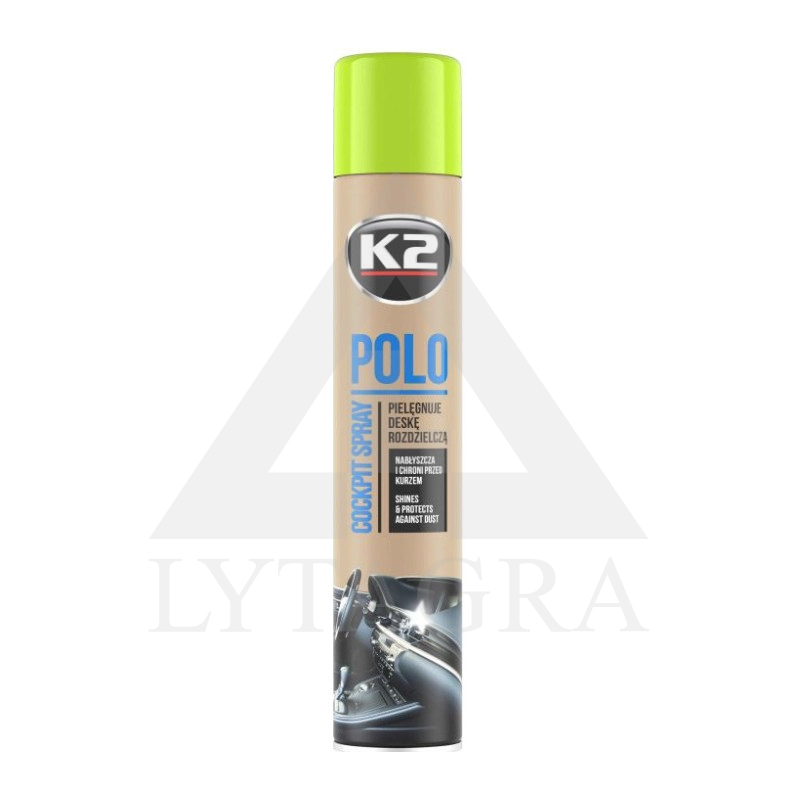 K2 POLIROLIS COCKPIT automobilio panelės valiklis Žalias Obuolys 750 ml.