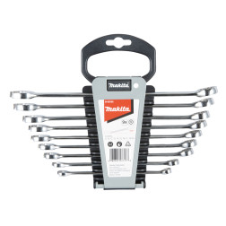 Kombinuotų veržliarakčių komplektas 9vnt. Makita B-65539 Kombinuotų veržliarakčių komplektas 9vnt. Makita B-65539