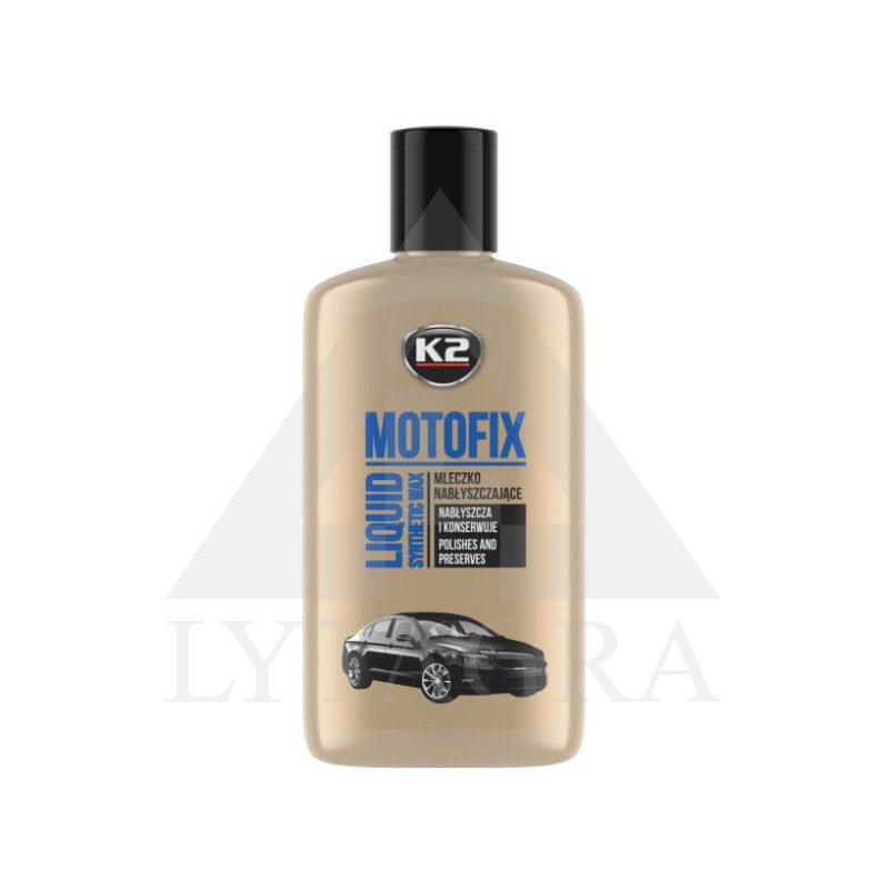 Automobilio kėbulo polirolis su vašku K2 MOTOFIX 250 ml.