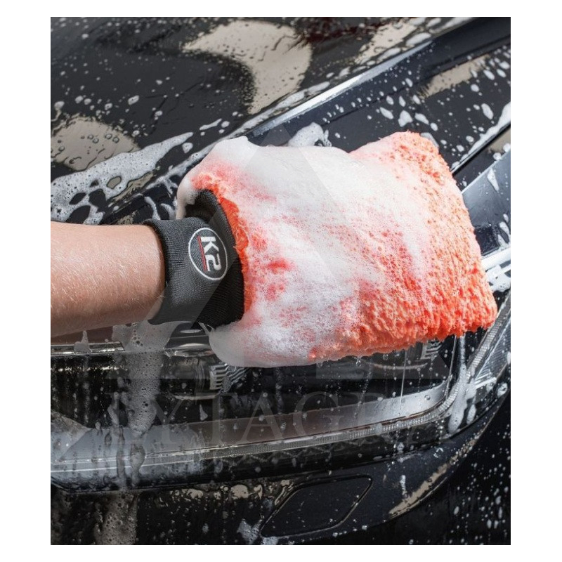 Rankšluostinė mikropluošto plovimo pirštinė K2 WASH MITT