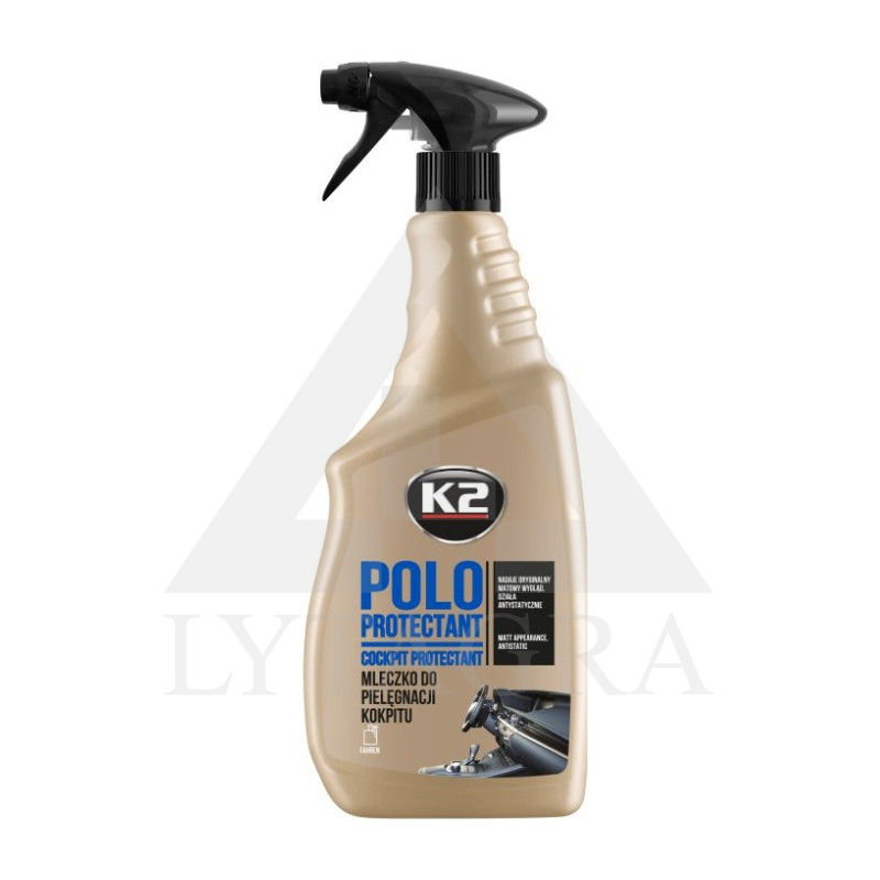 Automobilio prietaisų skydelio valiklis ir apsauga K2 POLO PROTECTANT 750 ml.