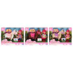 627609 LĖLĖS IR ŽIRGŲ ŽAISLŲ RINKINYS