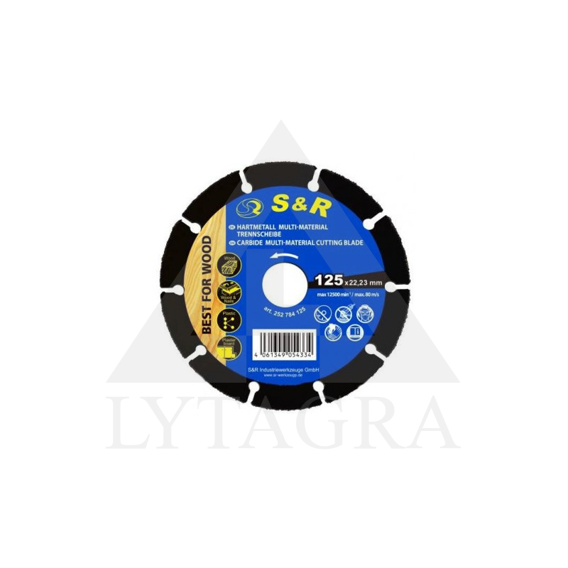 Deimantinis diskas 125x22.2x2.0  SR 252784125