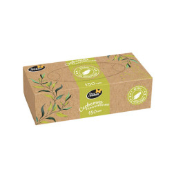 Servetėlės dėžutėje Silken 150 vnt, 2 sluoksniai, celiuliozė