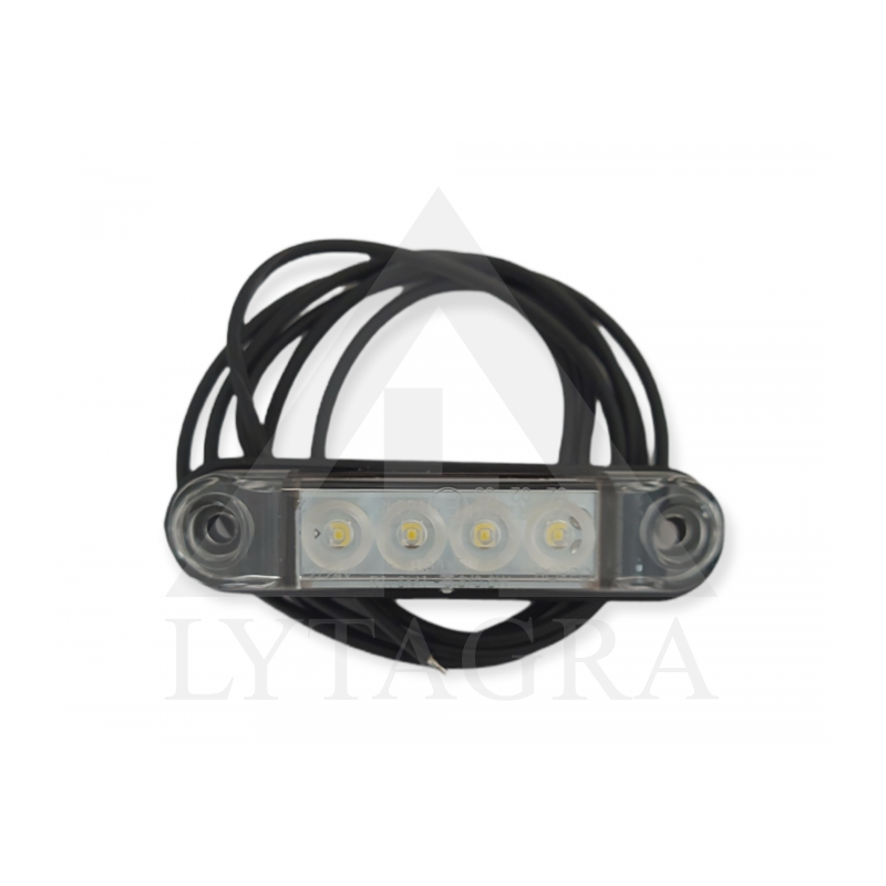 ŽIBINTAS LED LD 2327 12/24V BALT. 0522327
