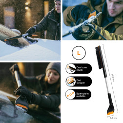 Šepetys ir ledo grandiklis Fiskars 1078494