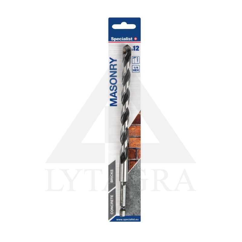 Grąžtas MASONRY 12x160/200 mm