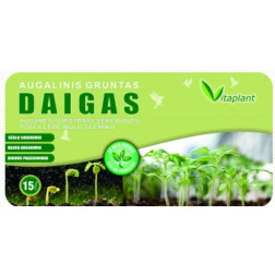 Natūralus augalinis gruntas DAIGAS 15 l