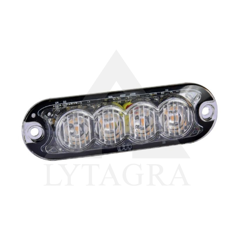 Led lempos geltonos spalvos 3 w