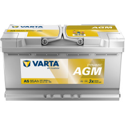 AGM Akumuliartorius Varta A5 12V / 95Ah / 850A / R+
