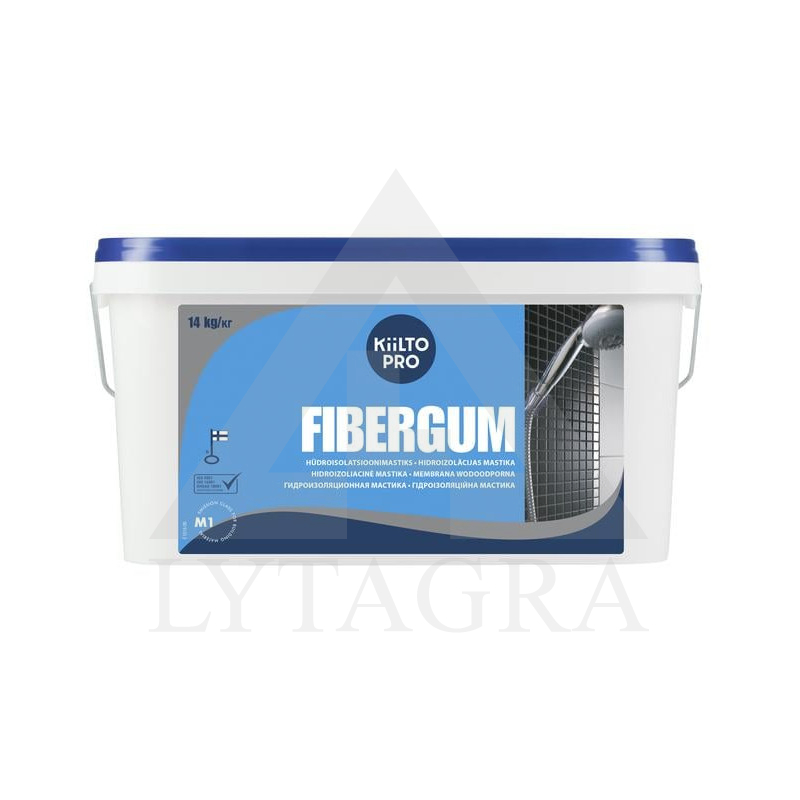 MASTIKA HIDROIZOL.14KG FIBERGUM  ELASTINĖ