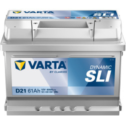 Akumuliatorius Varta D21 12V / 61Ah / 600A / R+