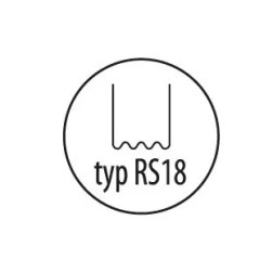 PLASTIKO SUVIRINIMO KABĖS TIPAS RS18 0,8MM MAŽA BANGA 100VNT DED75275