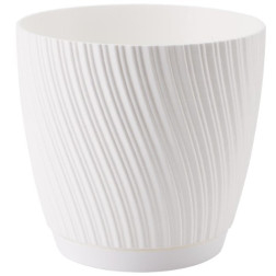 Vazonas baltas 15 cm MIKA