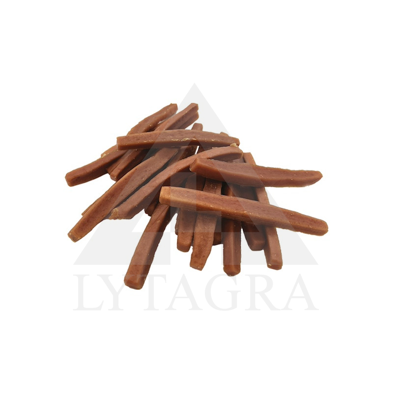 BUBU PETS Skanėstai šunims minkštos triušienos juostelės 500 g