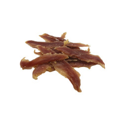 BUBU PETS Skanėstai šunims minkštos ančių file juostelės 500 g