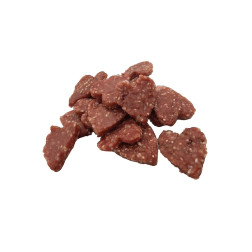 BUBU PETS Skanėstai šunims ančių širdelės su ryžiais 500 g