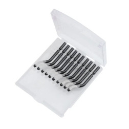 Atsarginiai peiliukai šerpetų nuėmimo įrankiams, rinkinys 10 vnt. / Dedra 12H008