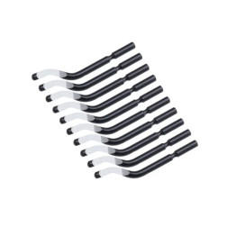 Atsarginiai peiliukai šerpetų nuėmimo įrankiams, rinkinys 10 vnt. / Dedra 12H008