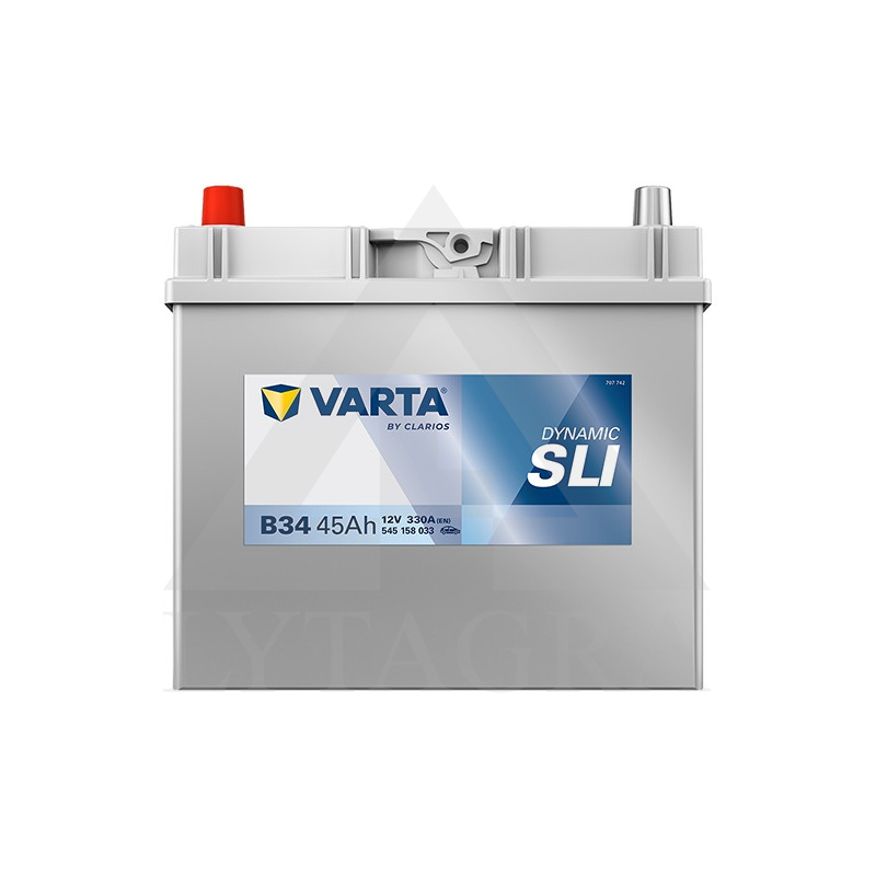 Akumuliatorius Varta B34 12V / 45Ah / 330A / R+