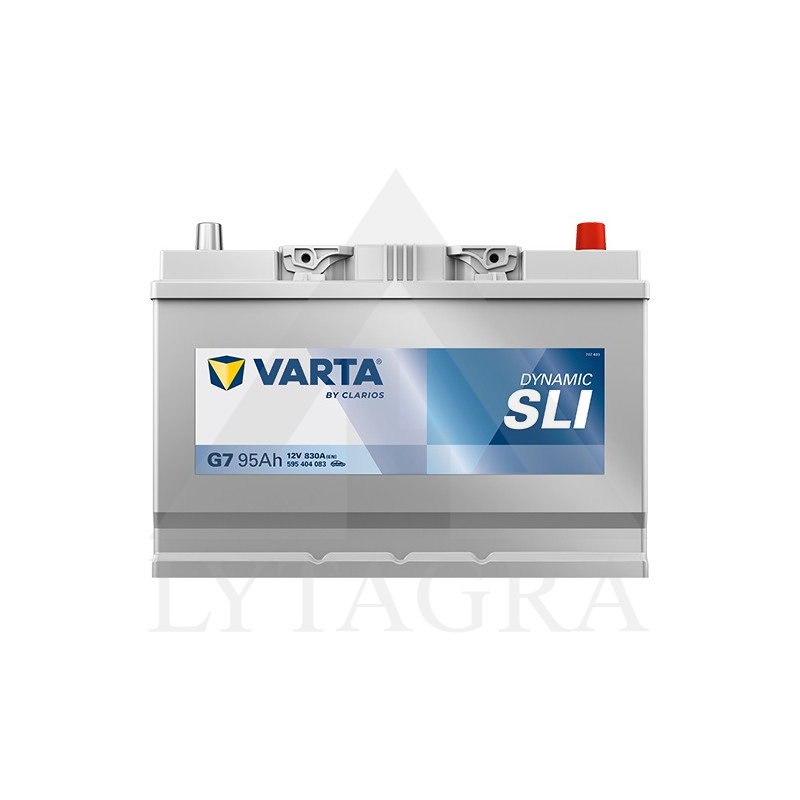 Akumuliatorius Varta G7 12V / 95Ah / 830A / R+