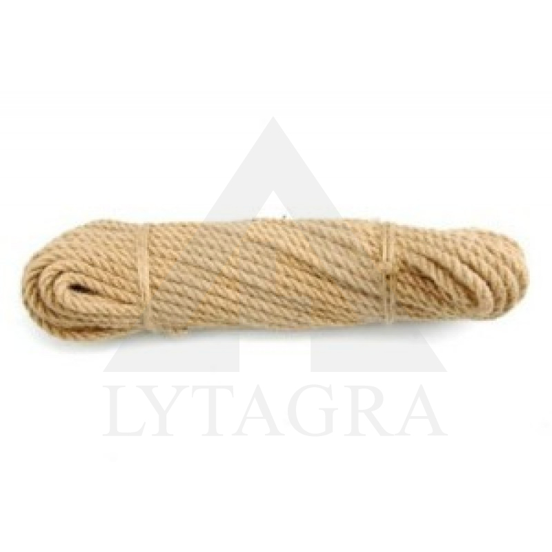 Virvė sukta džiuto 12 mm 15 m