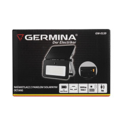 Šviestuvas su saulės baterija/Germina GW-139