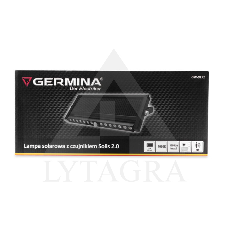 Šviestuvas su saulės baterija/Germina GW-171