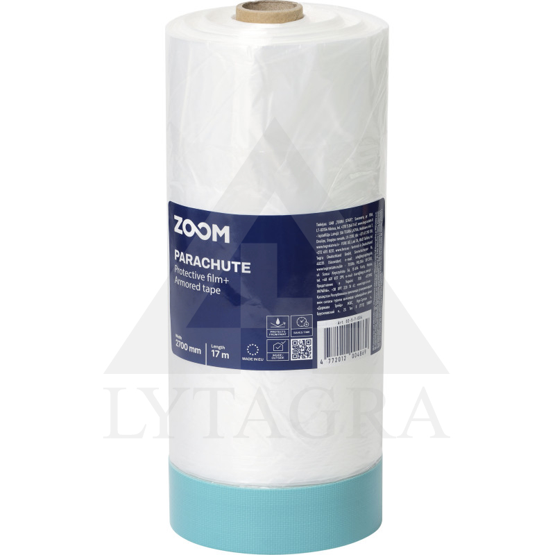 Polietileninė uždanga su lipnia armuota juosta laukui, 270cm x17m,ZOOM