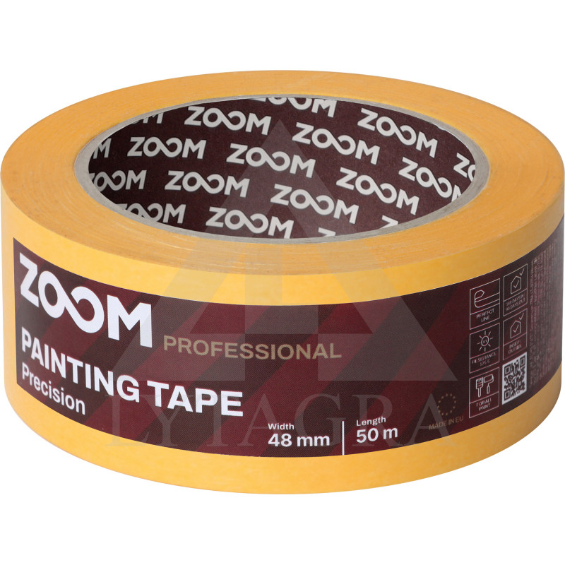 Profesionali dažymo juosta, 48 mm x 50 m, PRECISION, ZOOM