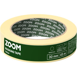 Dažymo juostelė, geltona 30 mm x 45 m. ZOOM