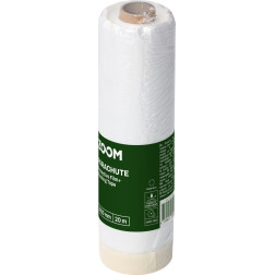 Polietileninė uždanga su dažymo juostele, 1400 mm x 20 m, ZOOM