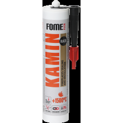 Hermetikas karšč.atsp. juodas, 1500°C, Kamin Fome Flex