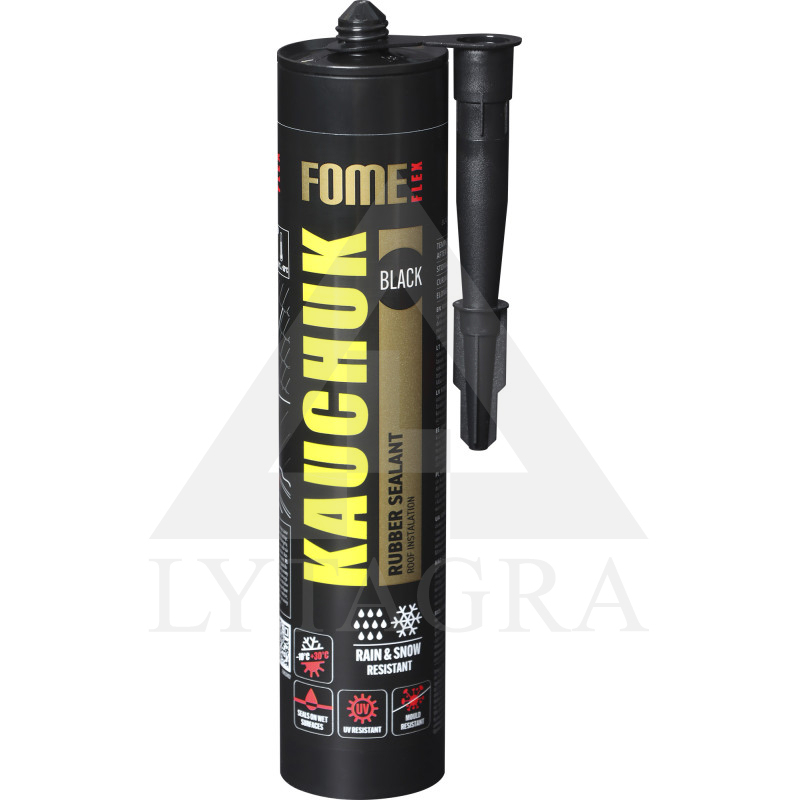Hermetikas kaučiukinis juodas, Kauchuk Fome Flex