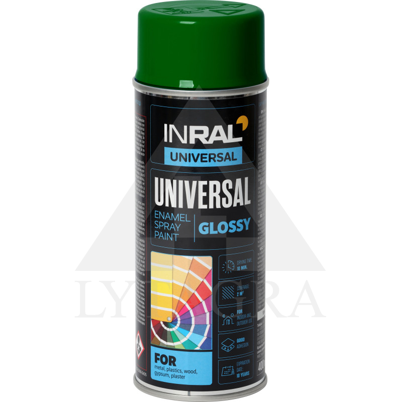 (41) INRAL UNIVERSAL, samaniniai RAL6005, dažai aerozoliniai