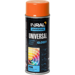 Aerozoliniai dažai INRAL UNIVERSAL oranžiniai RAL2004 400 ml. (13)