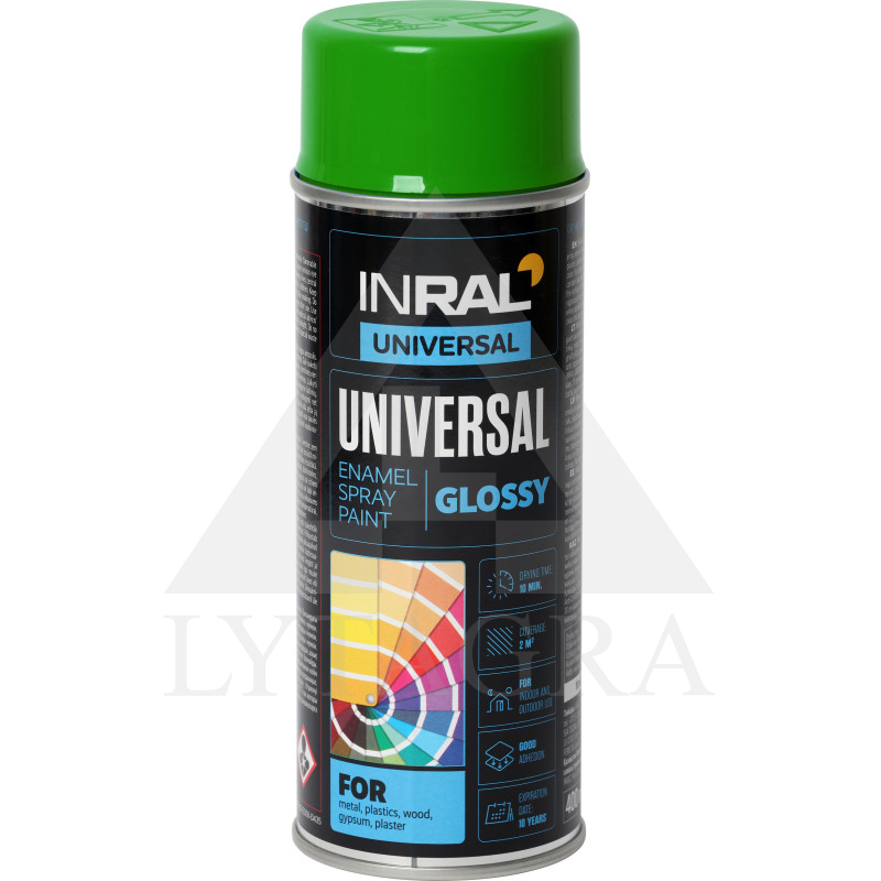 Aerozoliniai dažai INRAL UNIVERSAL žali RAL6029 (35)