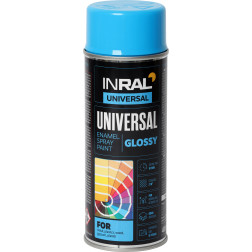 Aerozoliniai dažai INRAL UNIVERSAL šviesiai mėlyni RAL5012 (30)