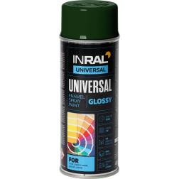 Aerozolniai dažai INRAL UNIVERSAL tamsiai žali RAL6009 400 ml. (34)
