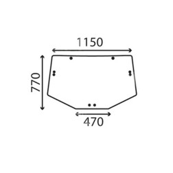 Galinis stiklas L171335