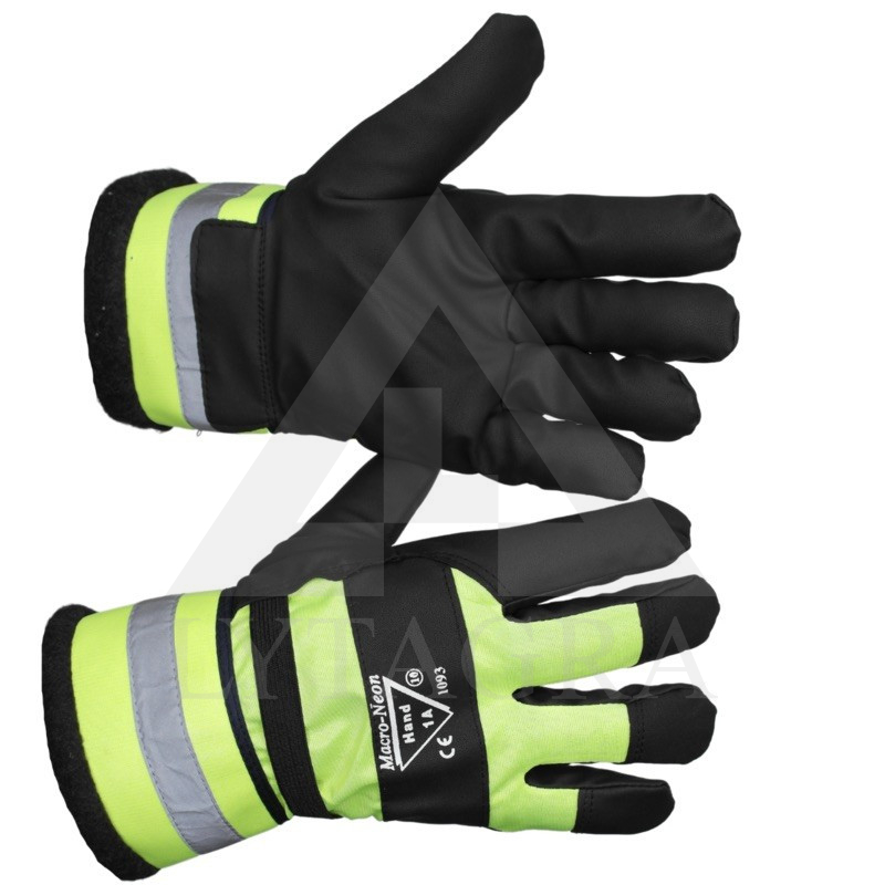 Šiltos pirštinės žiemai macro-Neon 11,5  dydis Hand-1A A1093